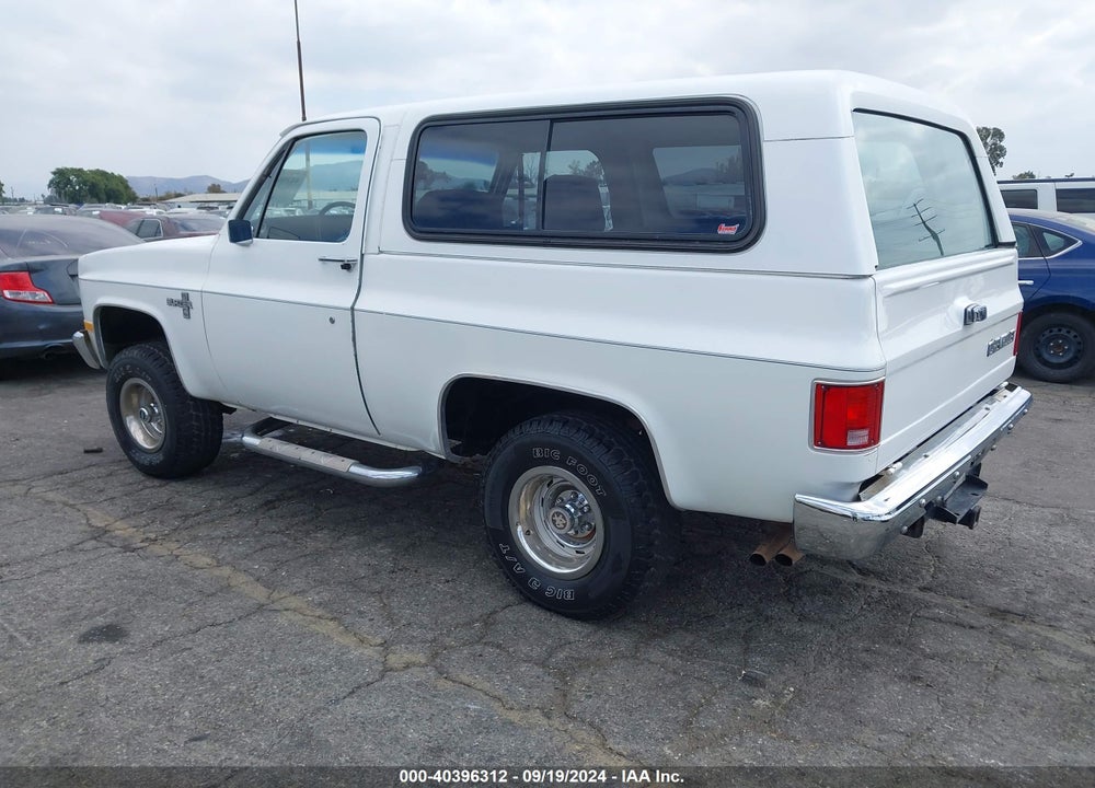 1984 CHEVROLET BLAZER K10 VIN: 1G8EK18H2EF167118