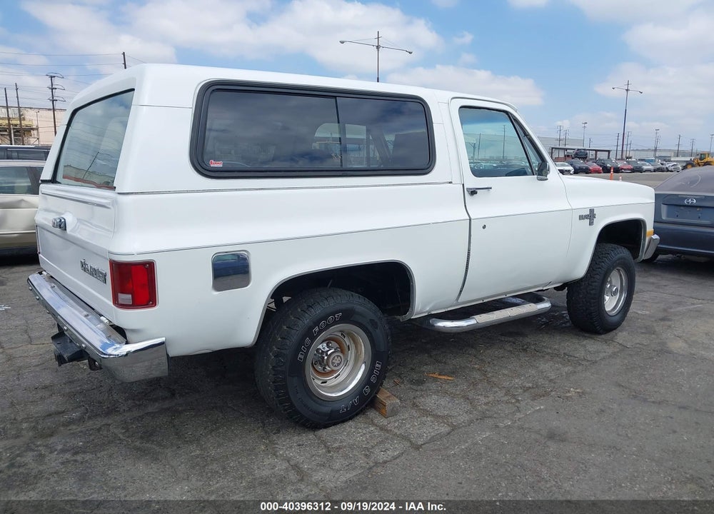 1984 CHEVROLET BLAZER K10 VIN: 1G8EK18H2EF167118