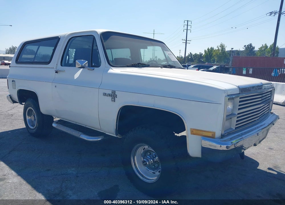 1984 CHEVROLET BLAZER K10 VIN: 1G8EK18H2EF167118