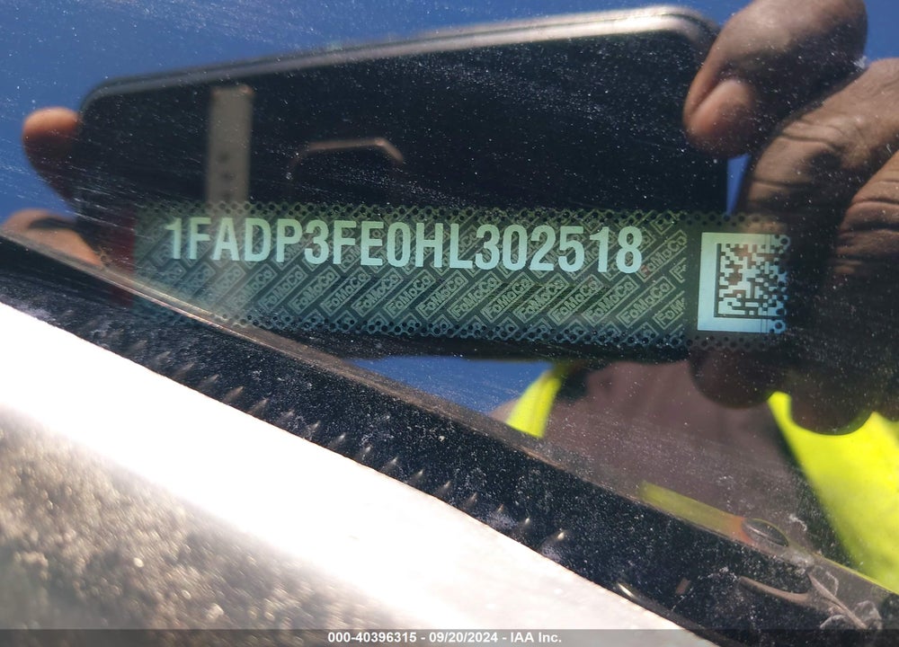 2017 FORD FOCUS SE VIN: 1FADP3FE0HL302518