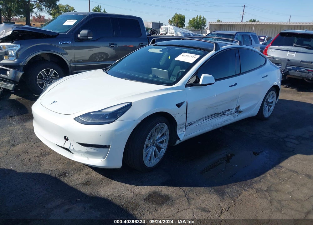2021 TESLA MODEL 3 LONG RANGE DUAL MOTOR ALL-WHEEL DRIVE VIN: 5YJ3E1EB9MF936818