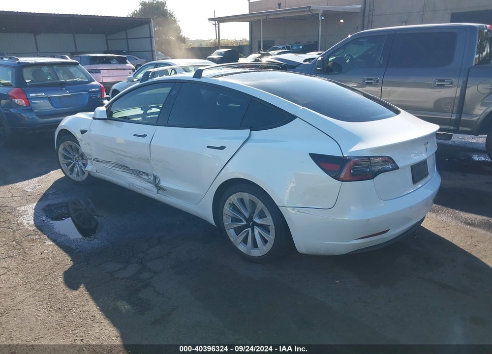 2021 TESLA MODEL 3 LONG RANGE DUAL MOTOR ALL-WHEEL DRIVE VIN: 5YJ3E1EB9MF936818