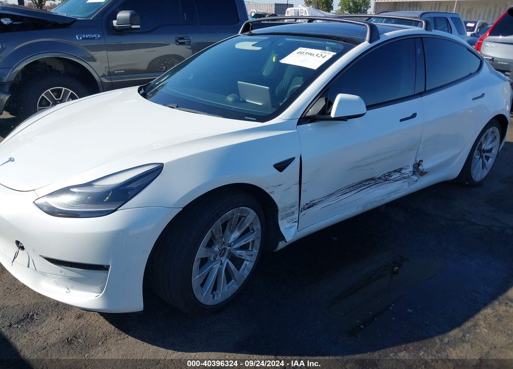 2021 TESLA MODEL 3 LONG RANGE DUAL MOTOR ALL-WHEEL DRIVE VIN: 5YJ3E1EB9MF936818