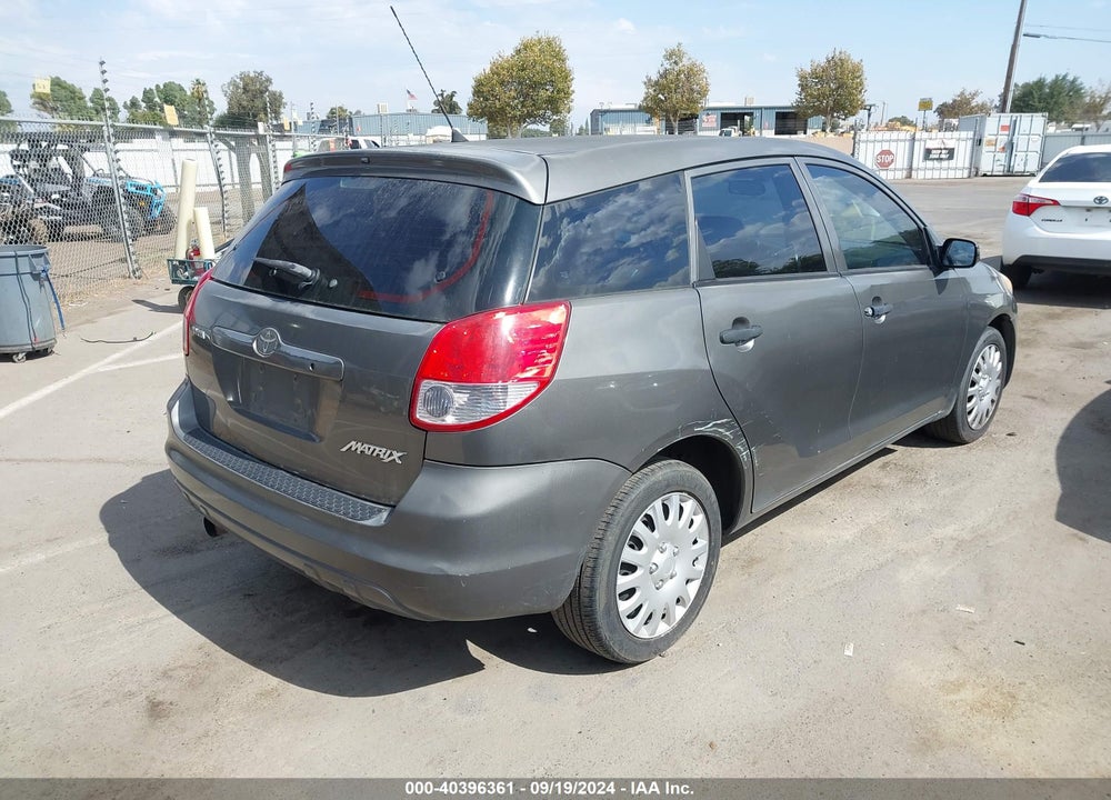 2004 TOYOTA MATRIX STANDARD VIN: 2T1KR32EX4C267375