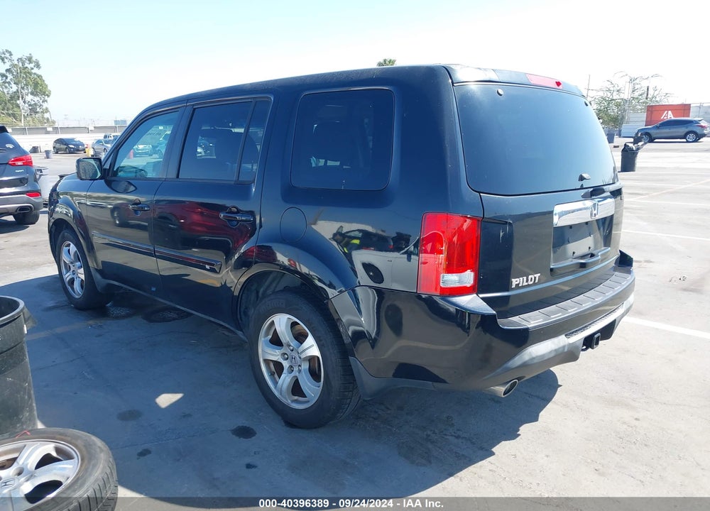 2012 HONDA PILOT EX-L VIN: 5FNYF3H50CB027448