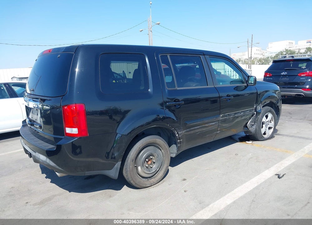 2012 HONDA PILOT EX-L VIN: 5FNYF3H50CB027448