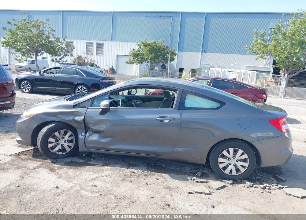 2012 HONDA CIVIC LX VIN: 2HGFG3B55CH502990