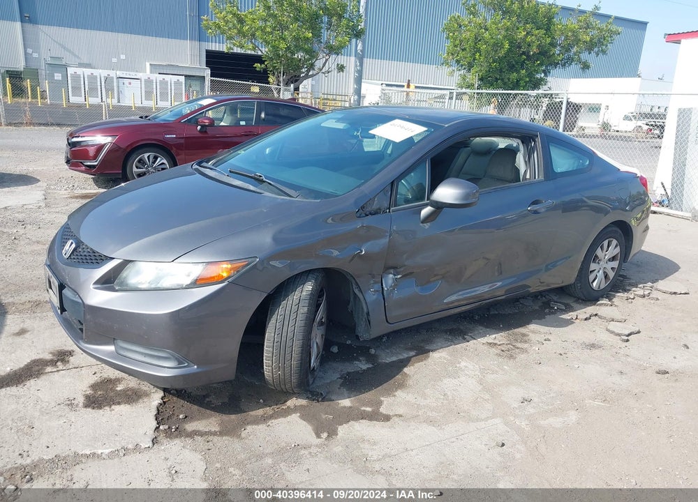 2012 HONDA CIVIC LX VIN: 2HGFG3B55CH502990
