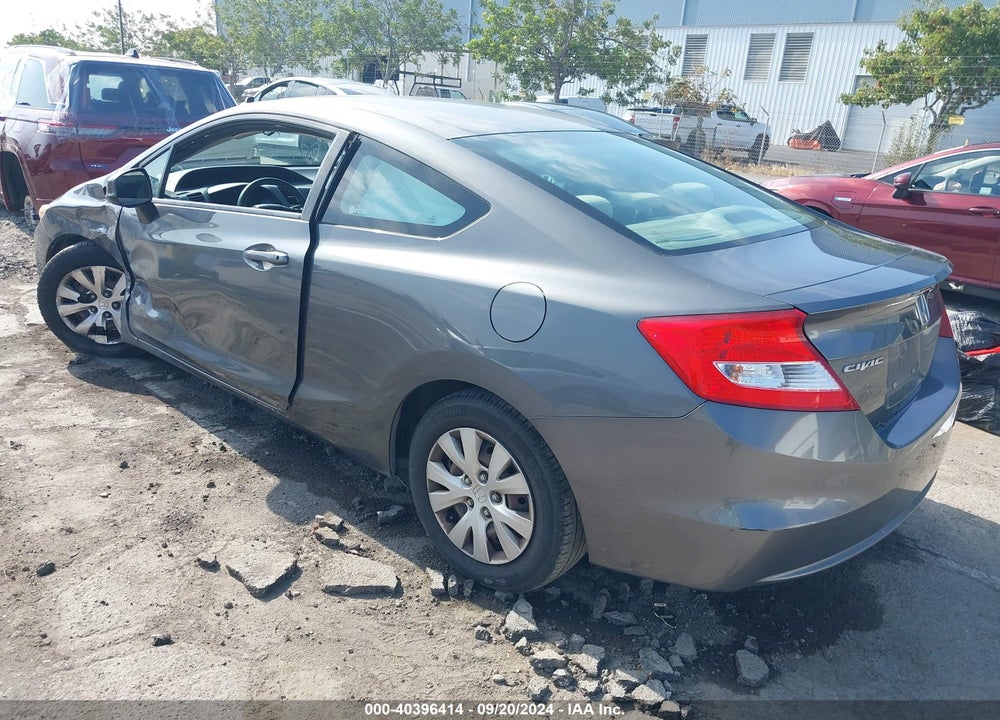 2012 HONDA CIVIC LX VIN: 2HGFG3B55CH502990