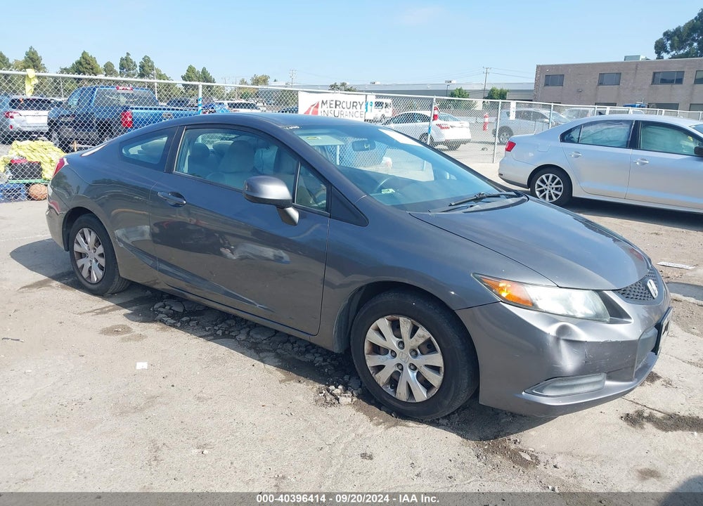 2012 HONDA CIVIC LX VIN: 2HGFG3B55CH502990