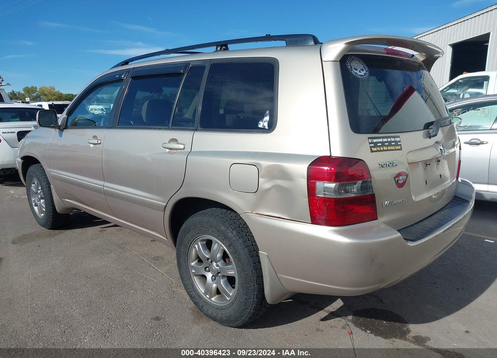 2007 TOYOTA HIGHLANDER V6 VIN: JTEEP21A470192629