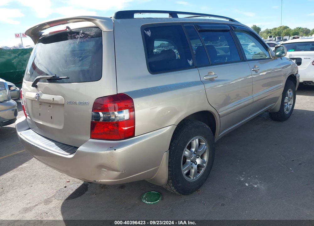2007 TOYOTA HIGHLANDER V6 VIN: JTEEP21A470192629