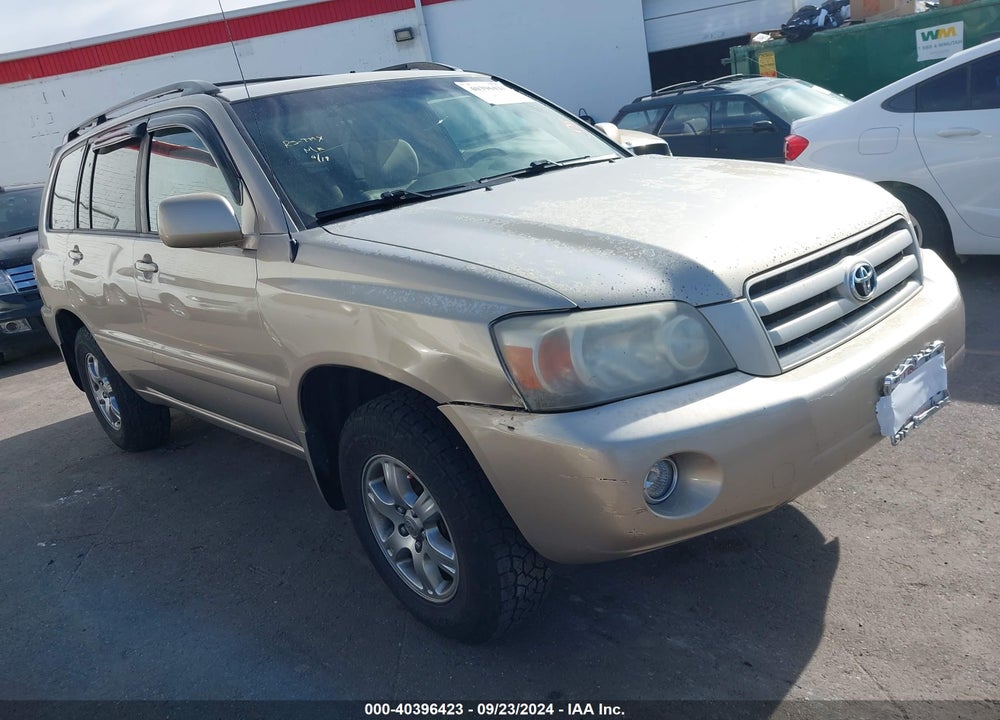 2007 TOYOTA HIGHLANDER V6 VIN: JTEEP21A470192629