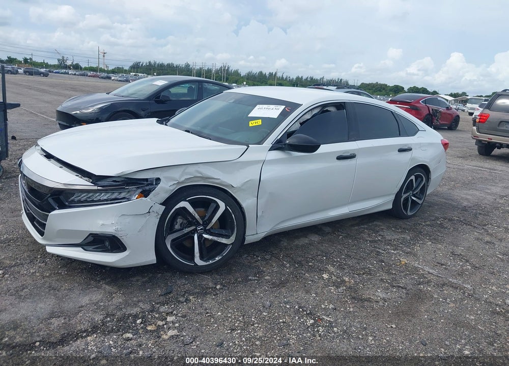 2022 HONDA ACCORD SPORT VIN: 1HGCV1F33NA040730