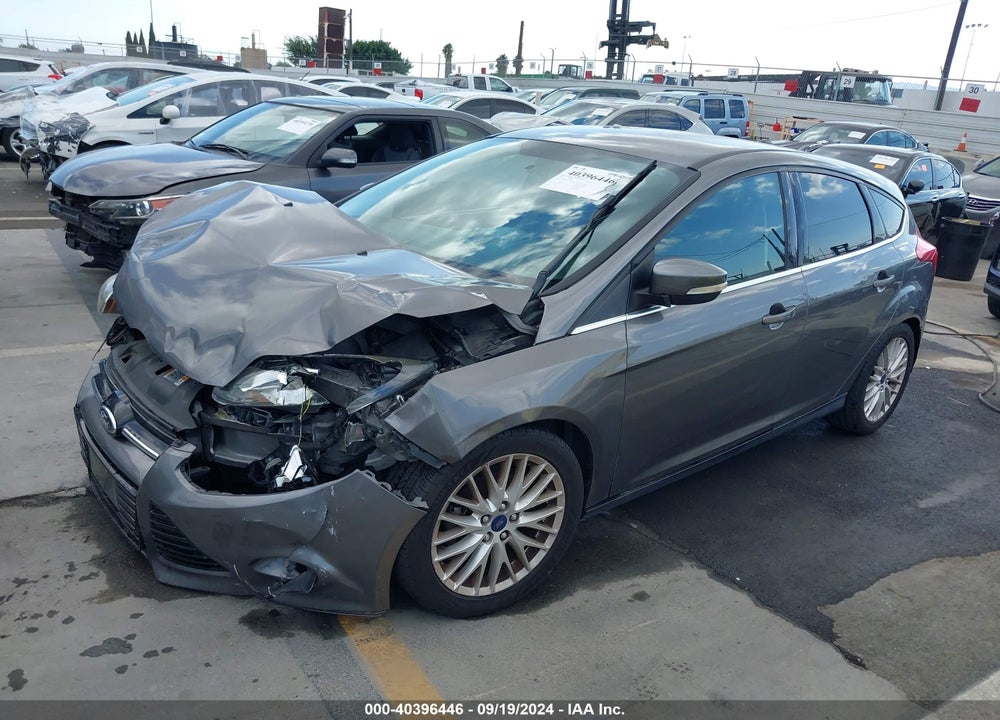 2014 FORD FOCUS TITANIUM VIN: 1FADP3N26EL312229