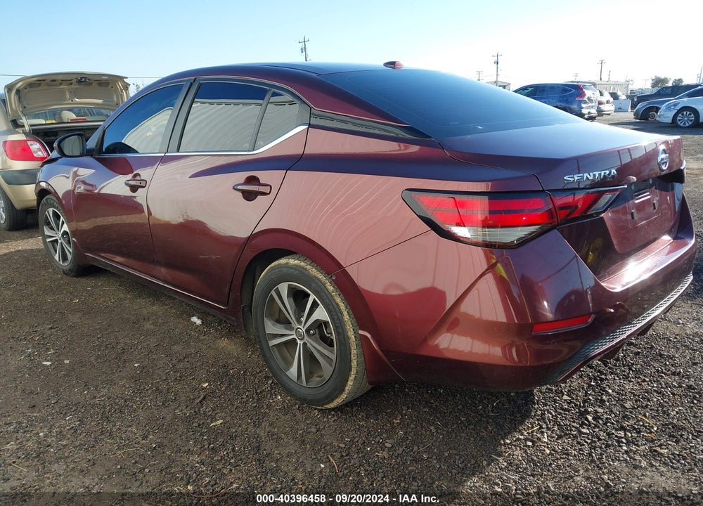2022 NISSAN SENTRA SV XTRONIC CVT VIN: 3N1AB8CV5NY228760