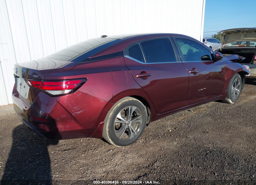 2022 NISSAN SENTRA SV XTRONIC CVT VIN: 3N1AB8CV5NY228760