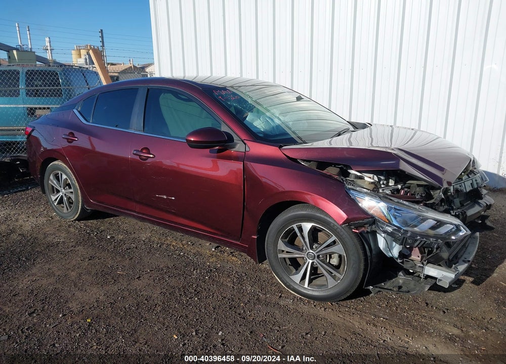 2022 NISSAN SENTRA SV XTRONIC CVT VIN: 3N1AB8CV5NY228760