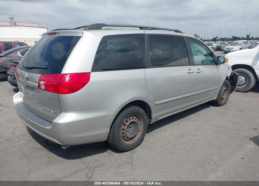 2008 TOYOTA SIENNA LE VIN: 5TDZK23C08S149990