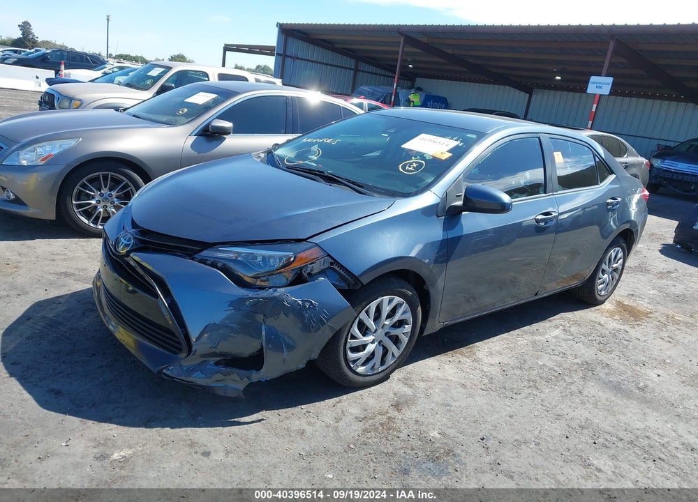 2019 TOYOTA COROLLA LE VIN: 2T1BURHE5KC238985
