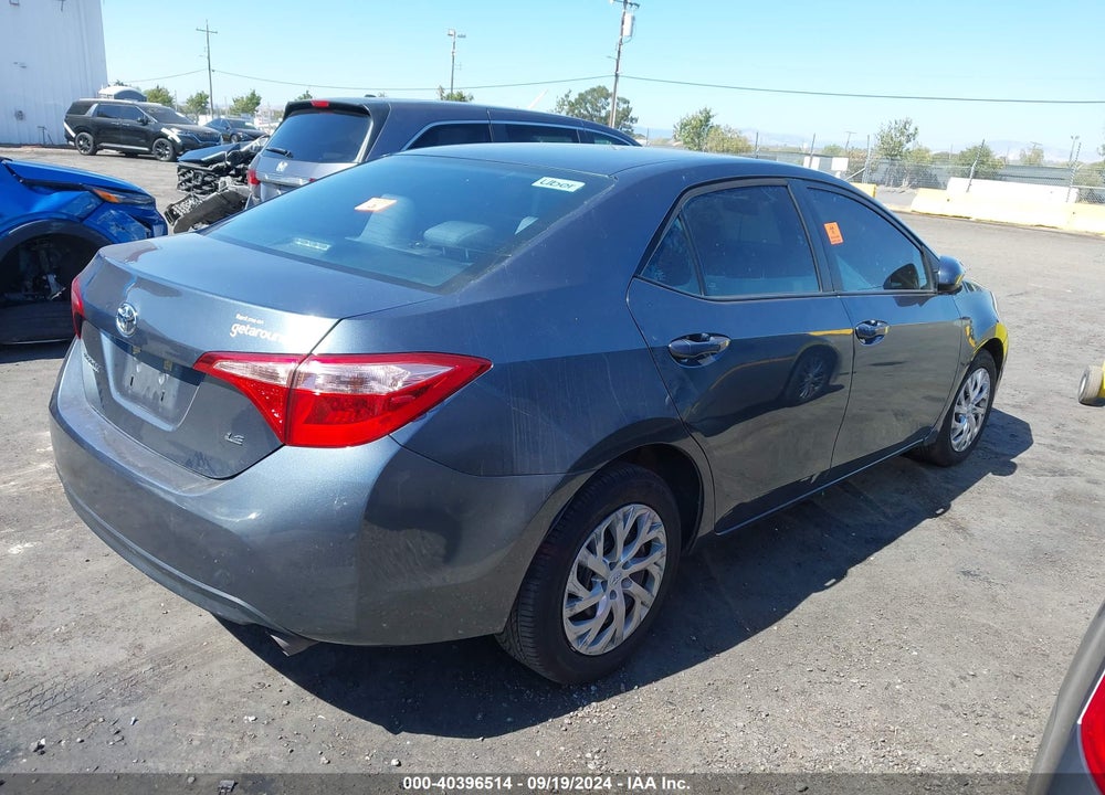 2019 TOYOTA COROLLA LE VIN: 2T1BURHE5KC238985