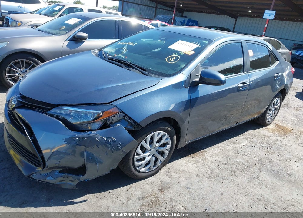 2019 TOYOTA COROLLA LE VIN: 2T1BURHE5KC238985
