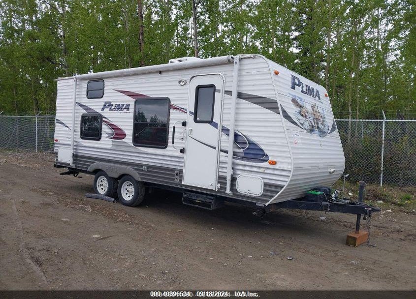 2013 PALOMINO 19FF VIN: 4X4TPAU26DP040472