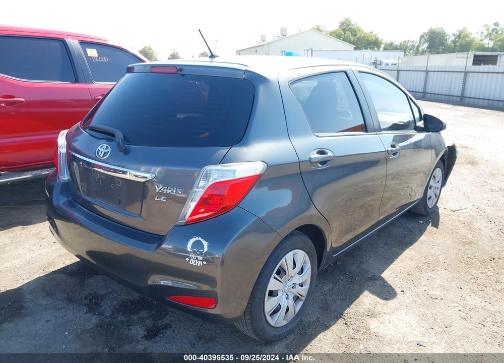 2012 TOYOTA YARIS LE VIN: JTDKTUD37CD535903