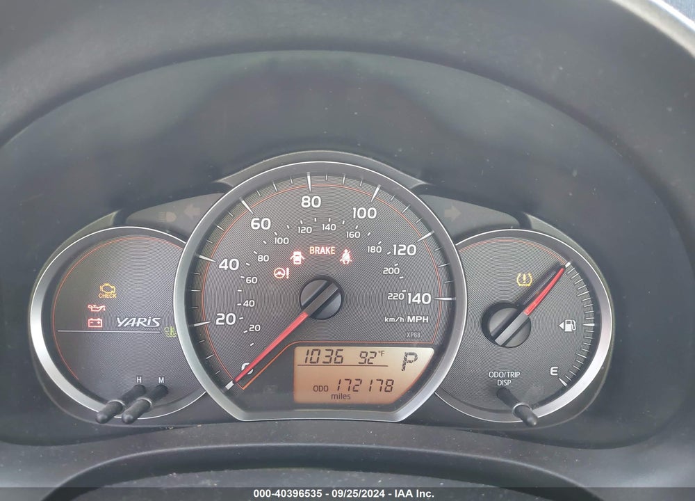 2012 TOYOTA YARIS LE VIN: JTDKTUD37CD535903