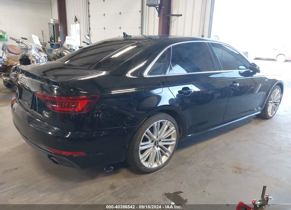 2018 AUDI A4 2.0T TECH ULTRA PREMIUM/2.0T ULTRA PREMIUM VIN: WAULMAF42JA119663