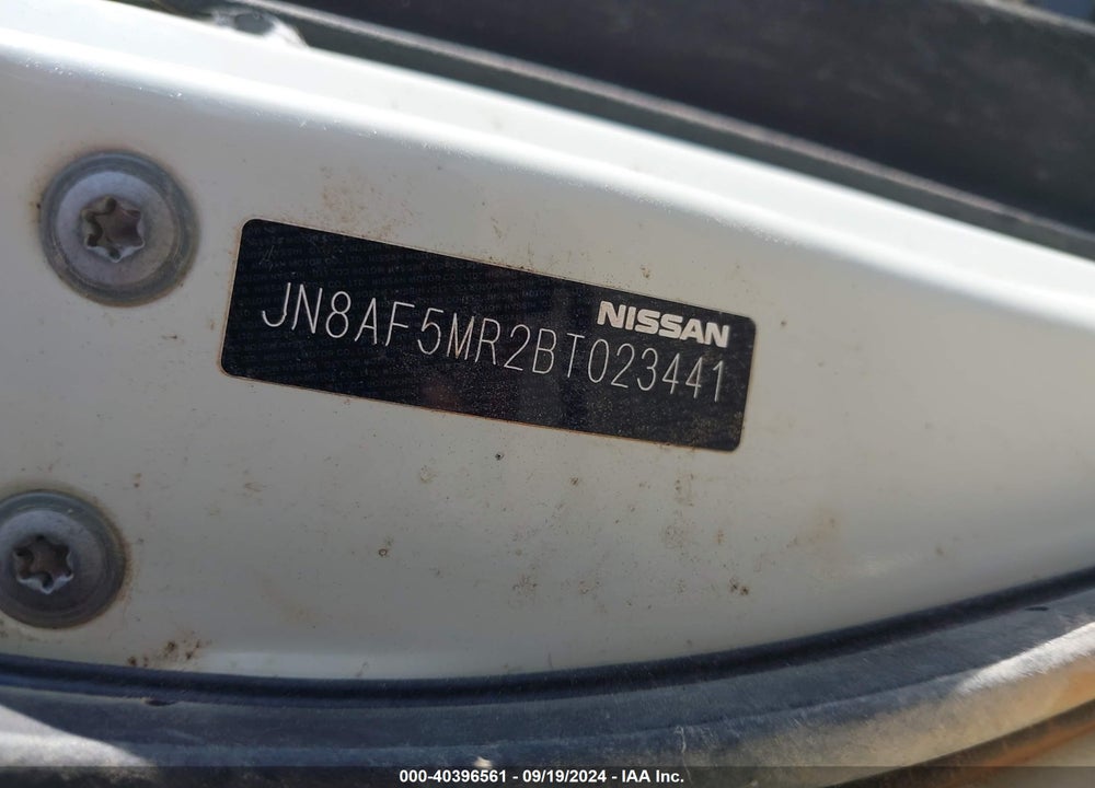 2011 NISSAN JUKE SL VIN: JN8AF5MR2BT023441