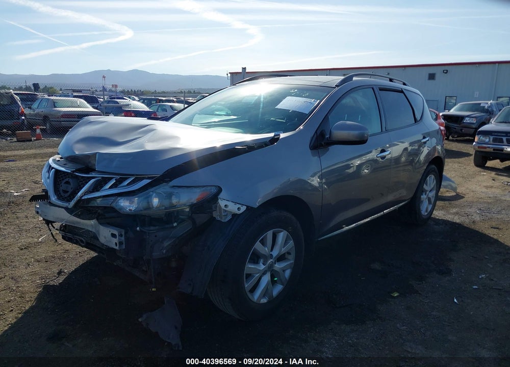 2011 NISSAN MURANO SL VIN: JN8AZ1MW1BW163906