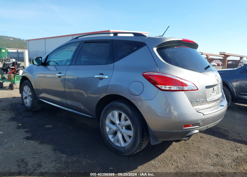 2011 NISSAN MURANO SL VIN: JN8AZ1MW1BW163906