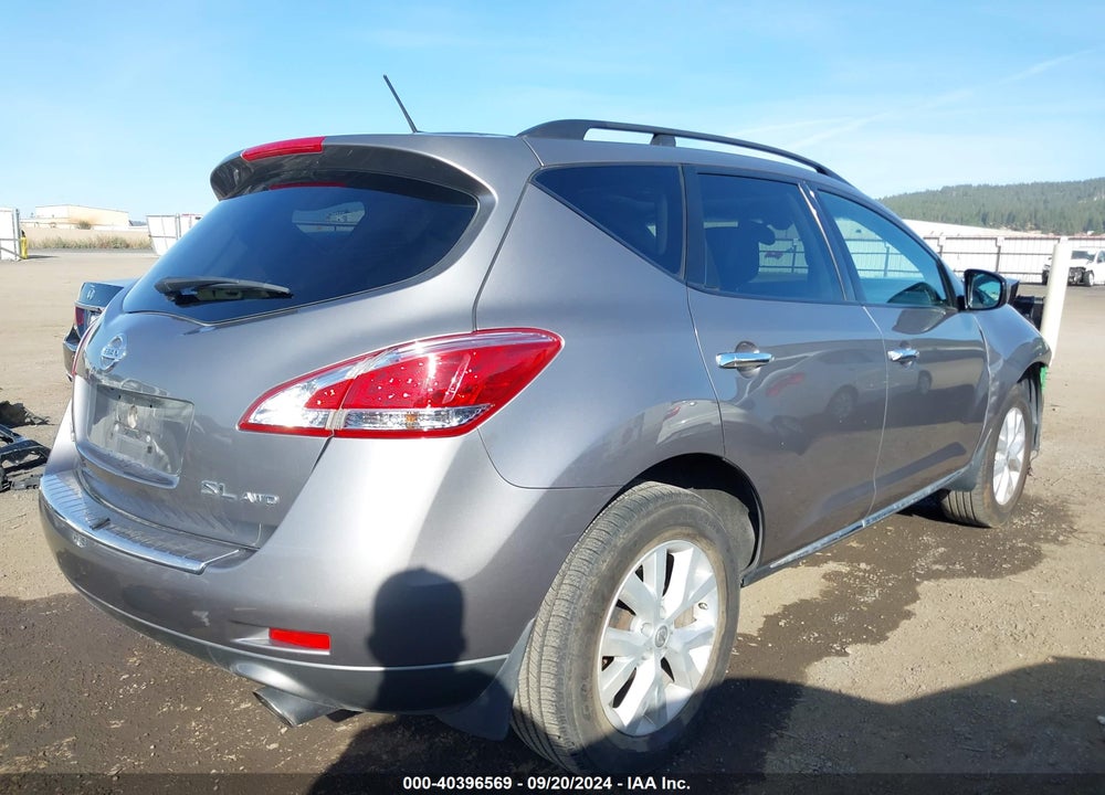 2011 NISSAN MURANO SL VIN: JN8AZ1MW1BW163906