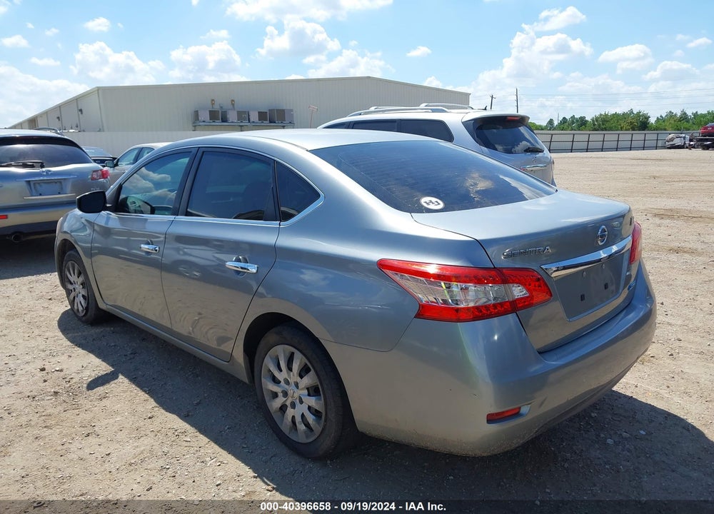 2013 NISSAN SENTRA S VIN: 3N1AB7AP8DL689980