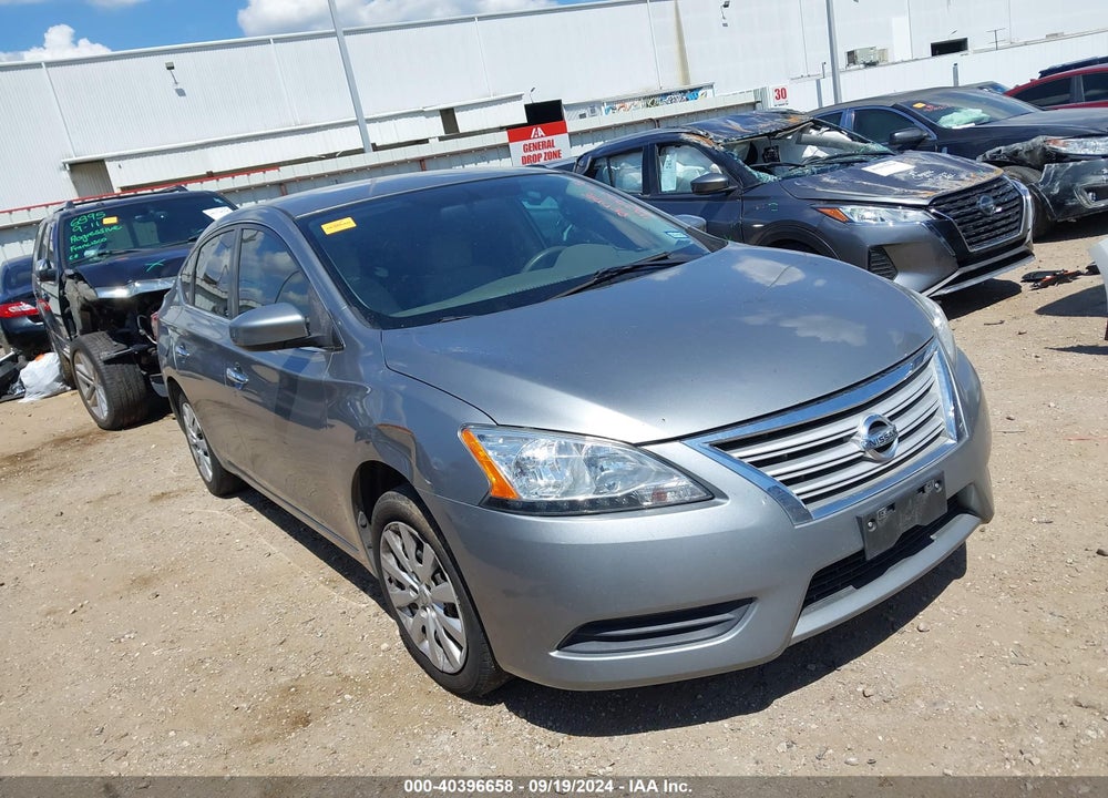 2013 NISSAN SENTRA S VIN: 3N1AB7AP8DL689980