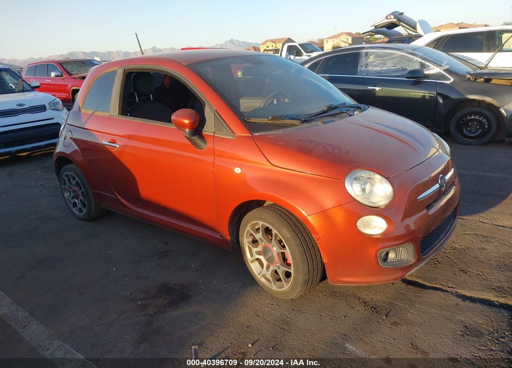 2012 FIAT 500 SPORT VIN: 3C3CFFBR9CT179791