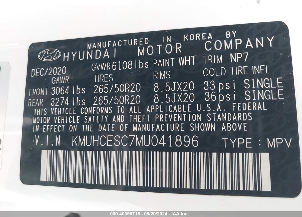 2021 GENESIS GV80 3.5T AWD VIN: KMUHCESC7MU041896