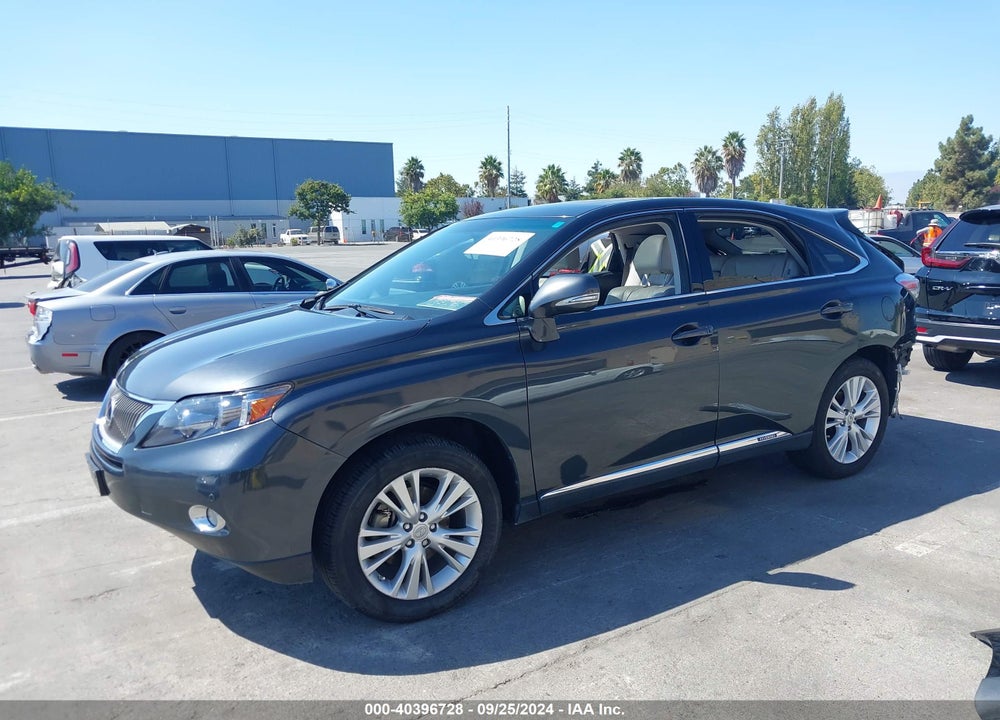 2010 LEXUS RX 450H VIN: JTJZB1BA1A2401654