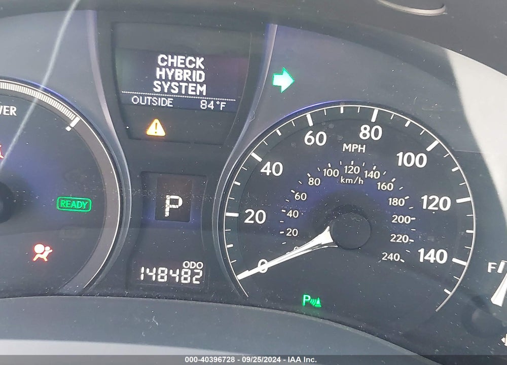 2010 LEXUS RX 450H VIN: JTJZB1BA1A2401654
