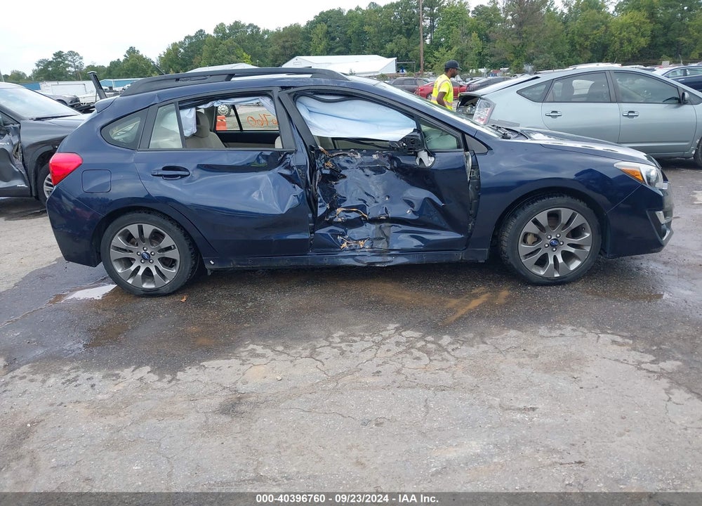 2016 SUBARU IMPREZA 2.0I SPORT PREMIUM VIN: JF1GPAP62GH226018
