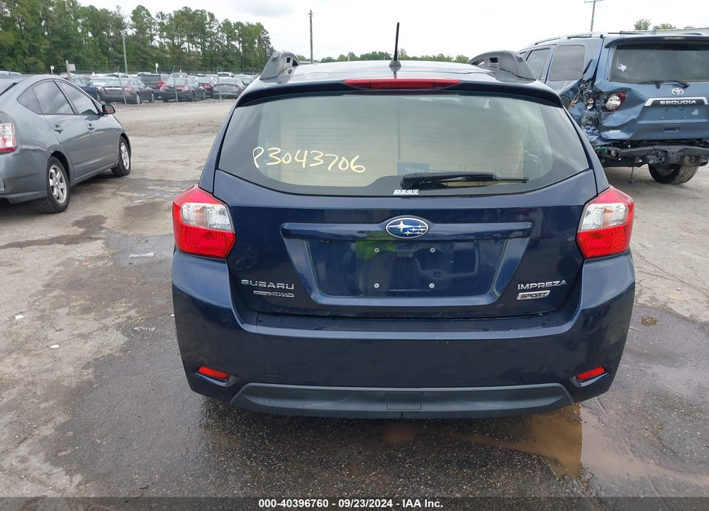 2016 SUBARU IMPREZA 2.0I SPORT PREMIUM VIN: JF1GPAP62GH226018