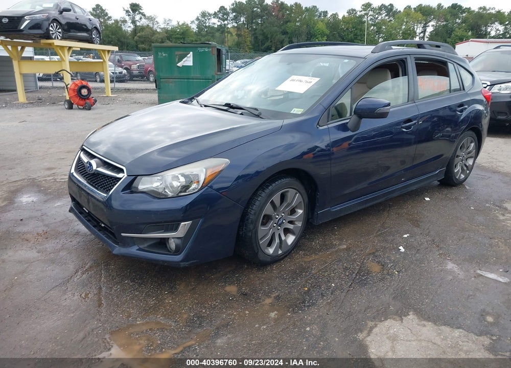 2016 SUBARU IMPREZA 2.0I SPORT PREMIUM VIN: JF1GPAP62GH226018