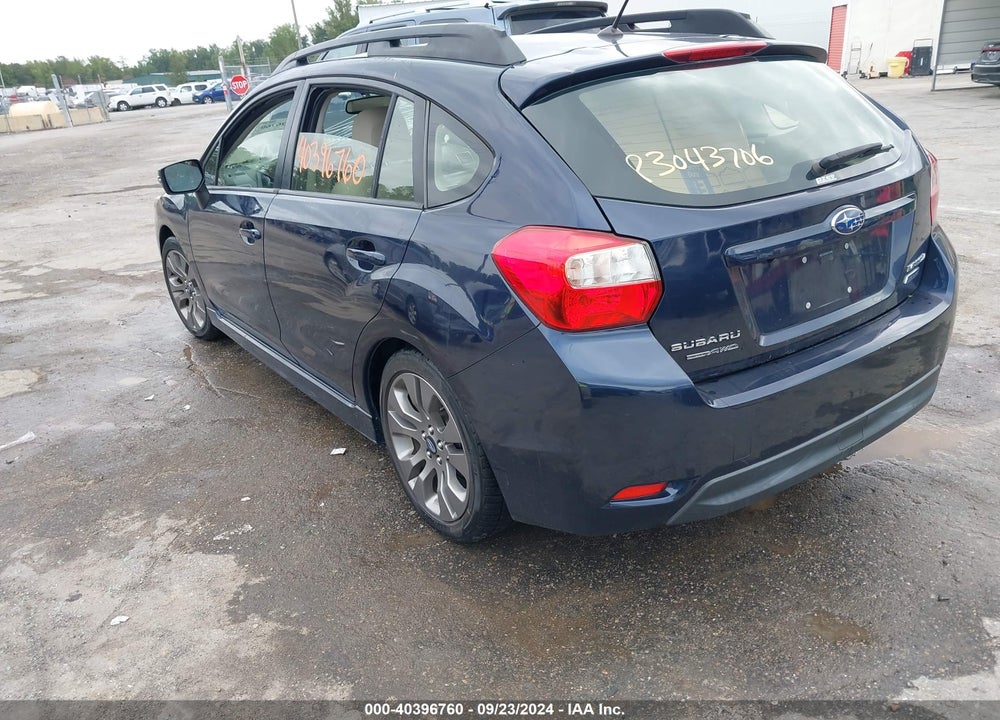 2016 SUBARU IMPREZA 2.0I SPORT PREMIUM VIN: JF1GPAP62GH226018