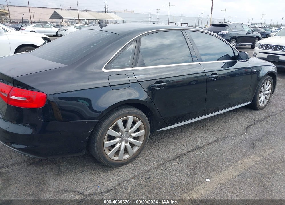 2015 AUDI A4 2.0T PREMIUM VIN: WAUAFAFL3FN021427