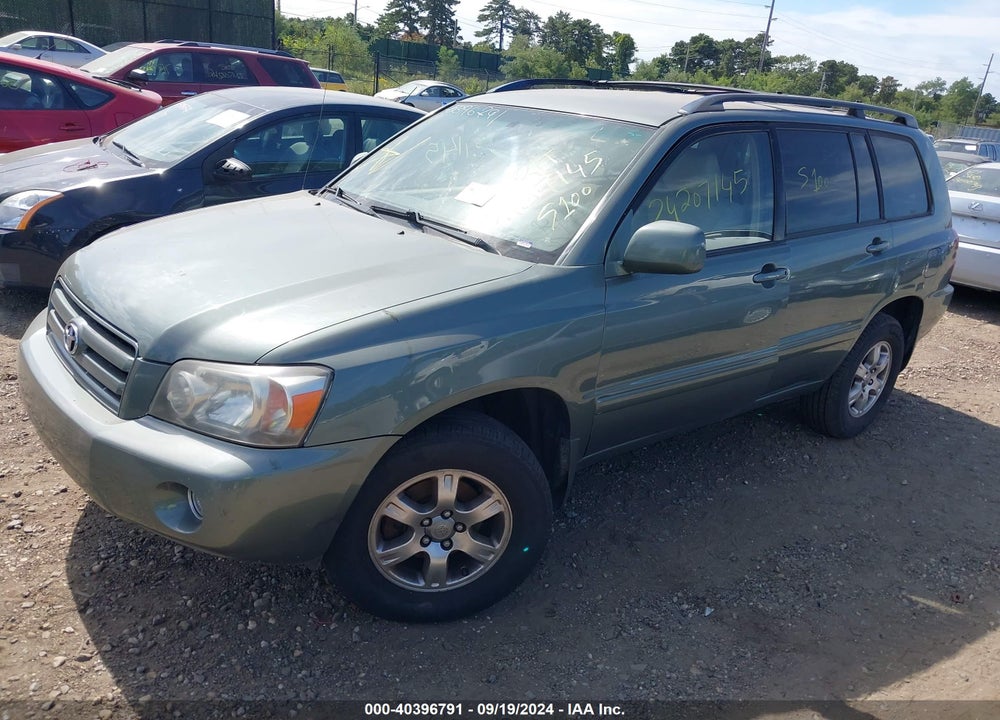 2005 TOYOTA HIGHLANDER V6 VIN: JTEEP21A550085232
