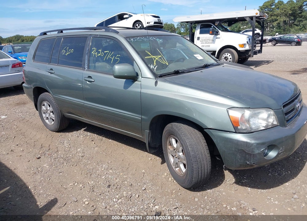 2005 TOYOTA HIGHLANDER V6 VIN: JTEEP21A550085232