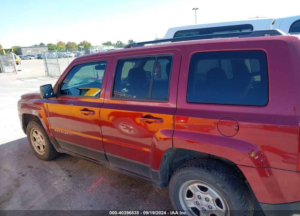 2016 JEEP PATRIOT VIN: 1C4NJRBB6GD549470