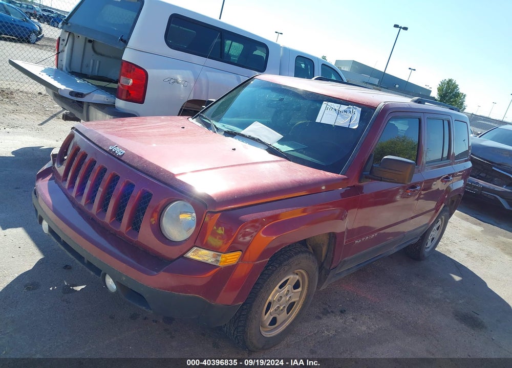2016 JEEP PATRIOT VIN: 1C4NJRBB6GD549470