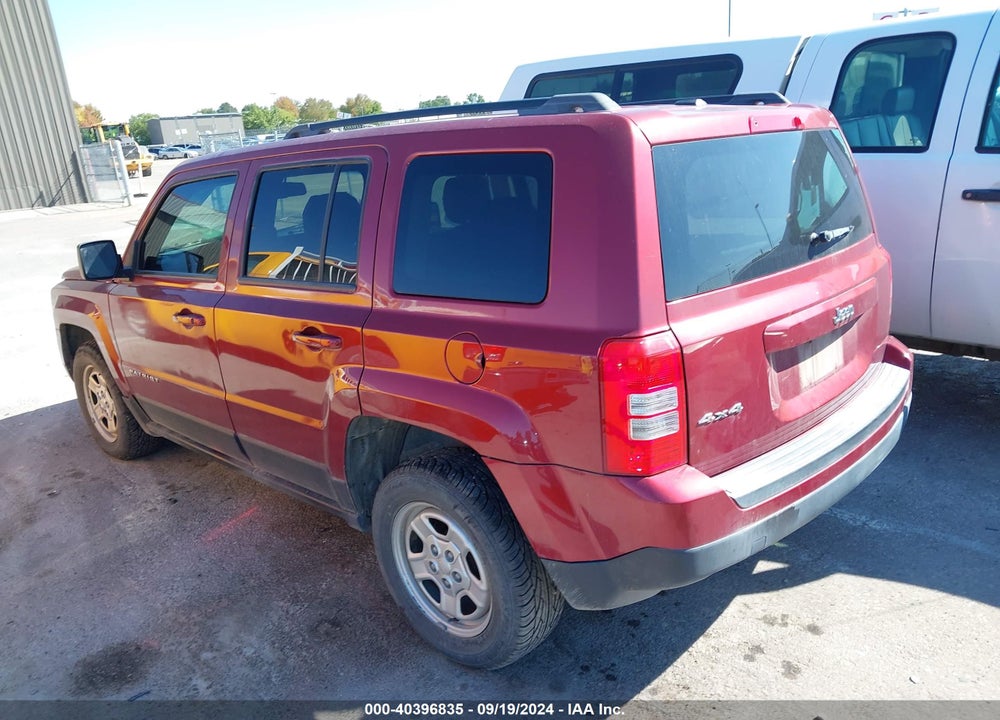 2016 JEEP PATRIOT VIN: 1C4NJRBB6GD549470